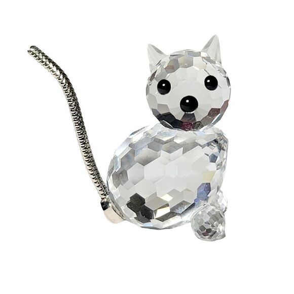 Swarovski Other - SWAROVSKI Cat Charm Figurine With Wire Tail Retired